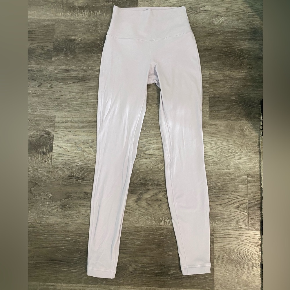 Lululemon Light Purple High-Waisted Leggings